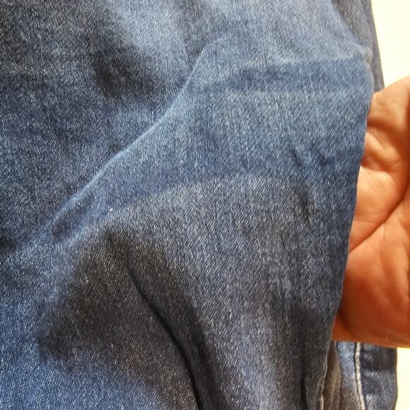 NEW YMI Kozy Fit Knit Denim Jeans Joggers Mid Blue Wash Women's Plus 2X 3544 - Picture 9 of 10